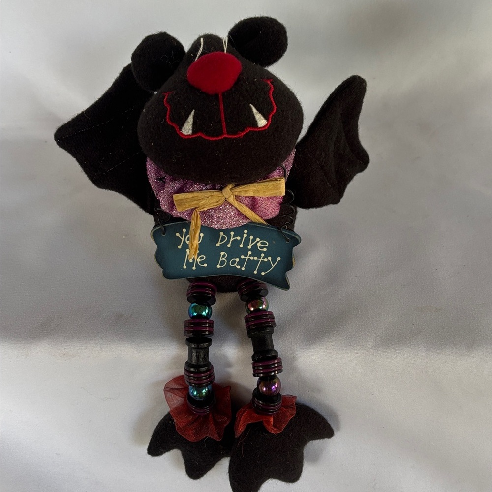 HALLOWEEN VINTAGE VERY CUTE SITTING FIGURINES DOLLS DECORATION Shelf Sitters - Picture 6 of 14